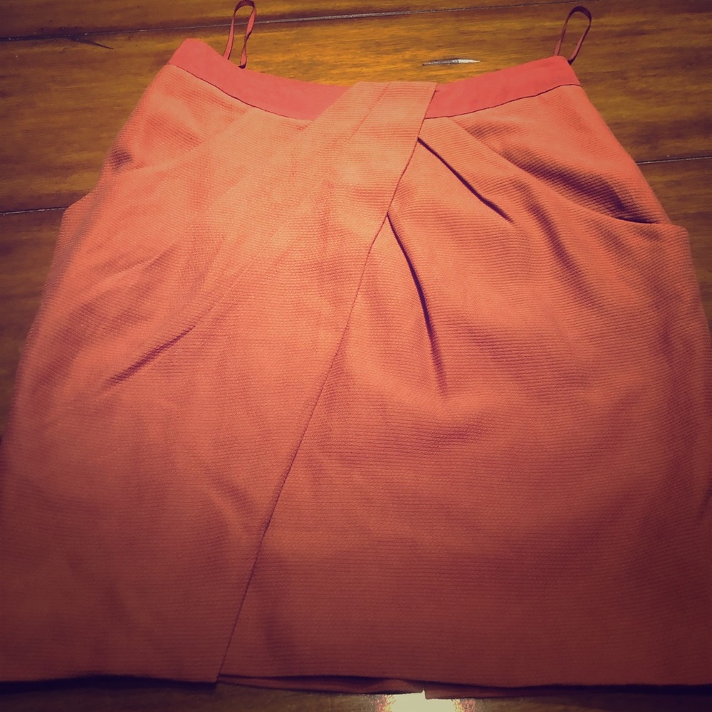 Beautiful burnt orange skirt.